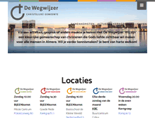 Tablet Screenshot of dewegwijzer-almere.nl